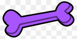 Dog Bone Light Purple Clip Art At Clker Com Vector - Purple Dog Bone Clipart