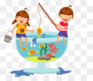 Angling Recreation Cartoon Child Illustration - Kids Fishing Png