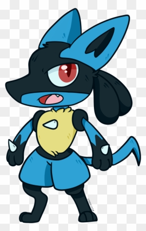 Chibi Lucario - Chibi Lucario - Free Transparent PNG Clipart Images Download