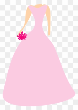 Wedding Invitation Bridal Shower Clip Art - Dress