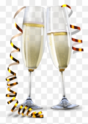 Champagne Glass Png - New Year Champagne Glasses
