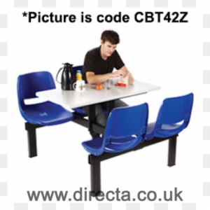 0 Reviews - 4 Seater Canteen Table - Access 2 Way (cbt42z)