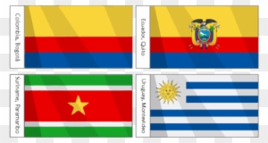 South American Flags Printables For Kids Part 2 South - Universidad Agraria Del Ecuador