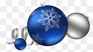 Ball Clipart Blue Christmas Pencil And In Color Ball - Blue Christmas Clip Art