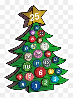 2016 Advent Calendar - Club Penguin Christmas Tree