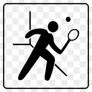 Hotel Has Squash Court Clip Art At Clker - Squash Court Icon
