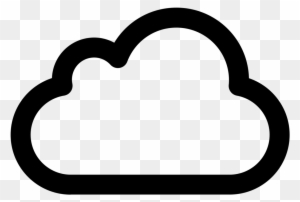Cloud Computing Icon Transparent For Kids - Cloud Icon Noun Project