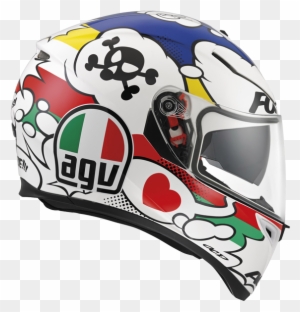 agv cartoon helmet K3-SV Birdy Gloss LRL Motors AGV Corsa Turtle Rossi Helmet