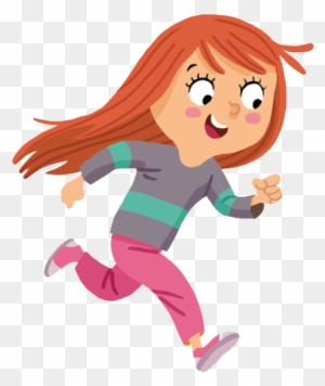 Cartoon - Running Girl - Running Girl Animation
