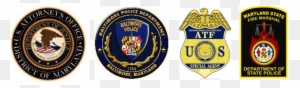 Image Of The Doj Seal, Baltimore Police Seal, Secial - Department Of Justice Seal