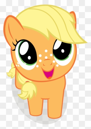 Happy Filly Applejack By Coldbolognamy Little Pony - Princess Candies My Little Pony