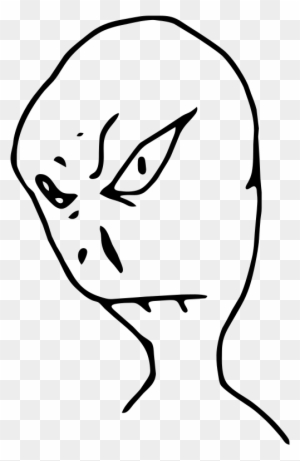 Alien Face Line Art Alien Face Vector - Line Art Alien Face Line Art Alien Face Vector - Line Art