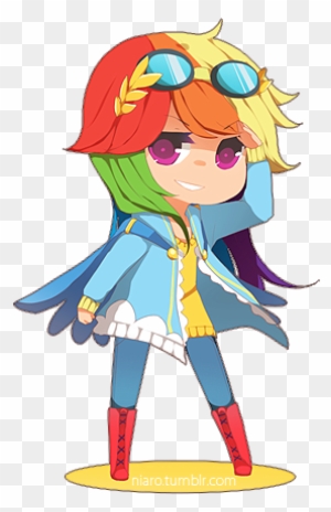 Mlp- Rainbow Dash By Niaro - Anime My Little Pony Rainbow Dash