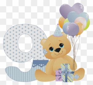 Bebê - Baby Bear Birthday Clip Art