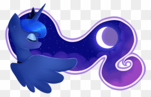 Alicorn Cloud Eyes Closed Eyeshadow Makeup Mane Moon - Cartoon