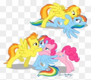 Why Is It That When Spitfire Is Vectorised She Always - Rainbow Dash X Spitfire