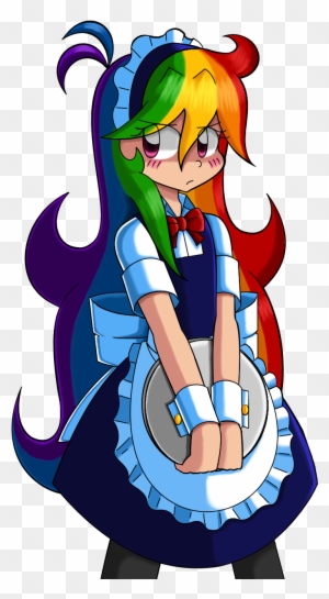 Puff Girl - Rainbow Dash Human Maid