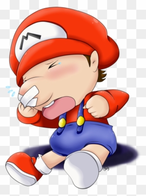 Baby Mario Boohoo By Chissyrulez94 Baby Mario And Baby Peach Free Transparent Png Clipart Images Download