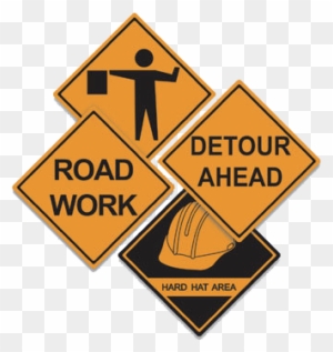 Under Construction Signs - Road Construction Detour Sign