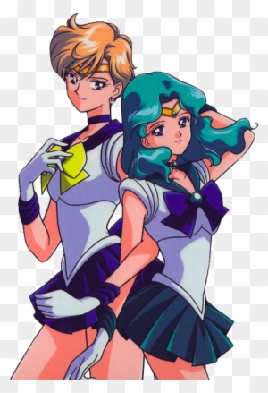 Sailor Uranus Sailor Neptune 天王 はるか 海王 みちる Free Transparent Png Clipart Images Download