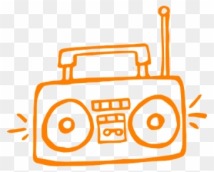 Radio Playing Antenna Audio Sound Music Eq - Music Box Clip Art