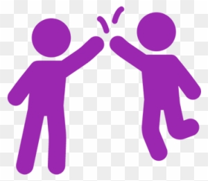 Staff Motivation And Capacity Building For Potential - High Five Silhouette Clipart