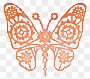 Cheery Lynn Dies - Cheery Lynn Designs B367 Gears Butterfly Die Cut