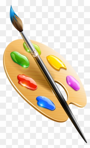 Drawing Brush Logo Png - Paint Brush With Paint