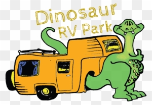 Home Dinosaur Rv Park Rh Dinosaurrvpark Ca Funny Rv - Dinosaur In Trailer Park