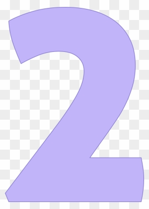 Transparency 2 Png Image - Purple Number 2 - Free Transparent PNG