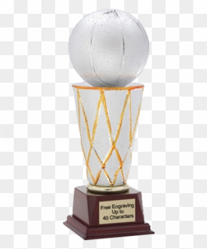 Ceramic Basketball Tower, , - Ceramic Basketball Trophy