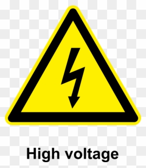 Free Vector Sign High Voltage Clip Art - High Voltage Warning Sign