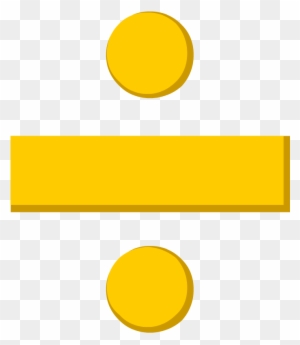 Division Signs Math Symbols Clipart - Divide Sign Maths