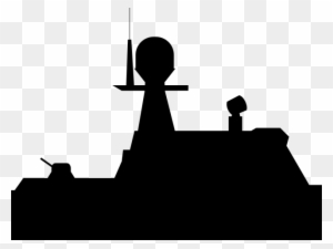 Navy Ships Clipart Outline - Navy Boat Silhouette