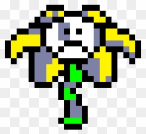 Underworld Flowey Sprite Undertale Flowey Pixel Art Free Transparent Png Clipart Images Download