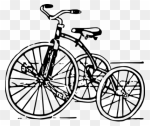 Vintage Bicycle Vector Free Png - Black And White Pictures Of Toys