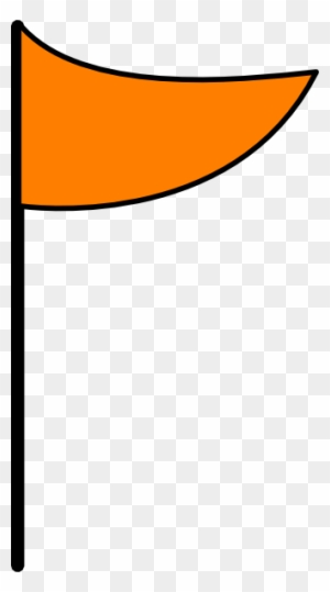 Flag Clipart Orange - Orange Flag Clipart