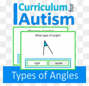 Types Of Angles Geometry Math Cards, Autism, Special - Writing Prompts For Special Education Students