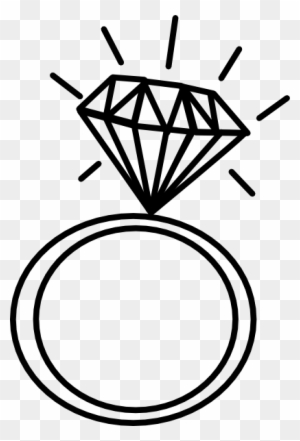 how to draw a engagement ring