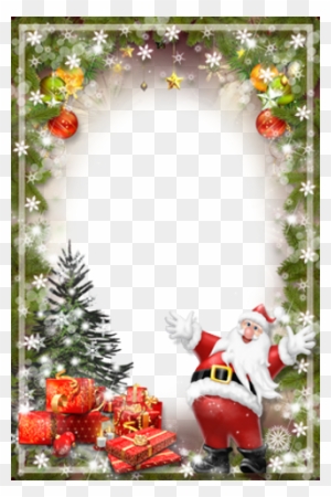 Christmas And New Year Frames Screenshot 5 - Cartão De Natal Moldura - Free  Transparent PNG Clipart Images Download