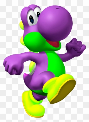 Super Mario Bros Purple Yoshi