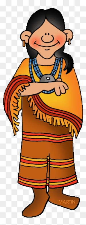 Southwest Apache Woman - First Nation Cartoon People