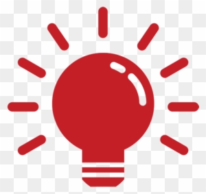 Light Bulb Red Web Glossy Icon Stock Illustrations - Light Bulb Icon Png Red