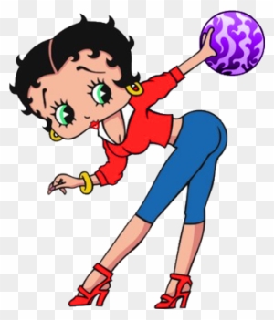 Please Take The Time To Sign My Guest Book - Bowling Betty Boop Embroidery Design