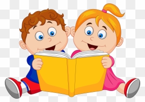 Children Reading Bookscartoongoogle - Reading Book Cartoon
