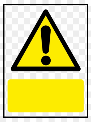 Custom Yellow Warning Sign - Hazardous Substances Warning Sign