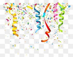 Party Confetti Birthday Clip Art - Birthday Background Confetti