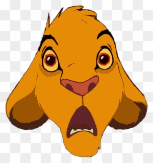 Shocked Simba 2 - Lion King Simba Shocked