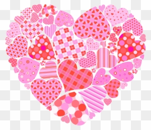 Valentine's Day Love Heart Shaped - Valentine Hearts Clip Art
