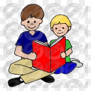 Buddy Reading Clipart - Buddies Clipart - Free Transparent PNG Clipart Images Download